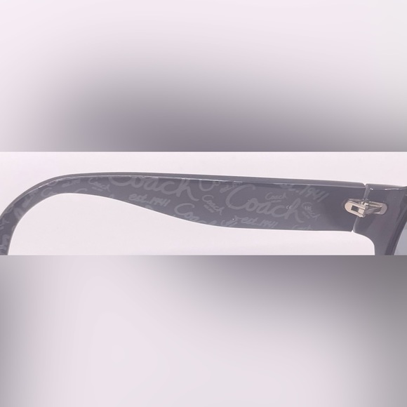 Coach Georgette Black Oval Sunglasses Frames Only - Picture 8 of 8